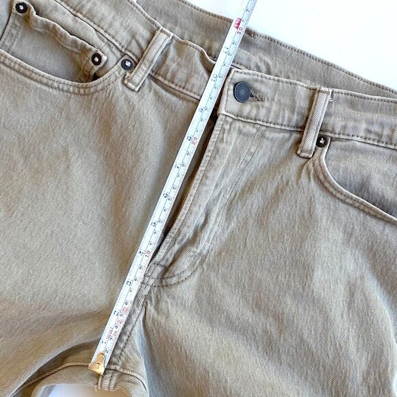 Gap Mens Straight Fit Flex Taupe Jeans Size 31 x 32 Denim 99% Cotton 1% Spandex - Picture 10 of 14